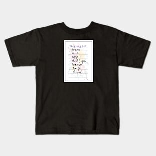 Killer Shopping List Kids T-Shirt